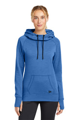 New Era ® Women's Tri-Blend Fleece Pullover Hoodie - Royal Heather - XS